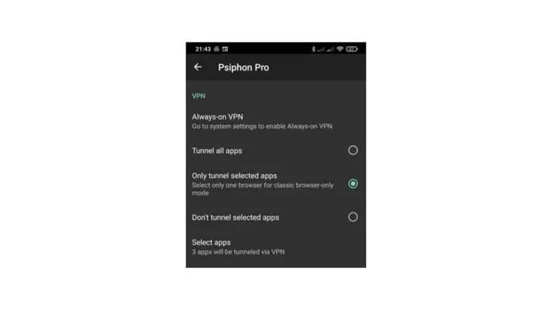بررسی فیلترشکن Psiphon