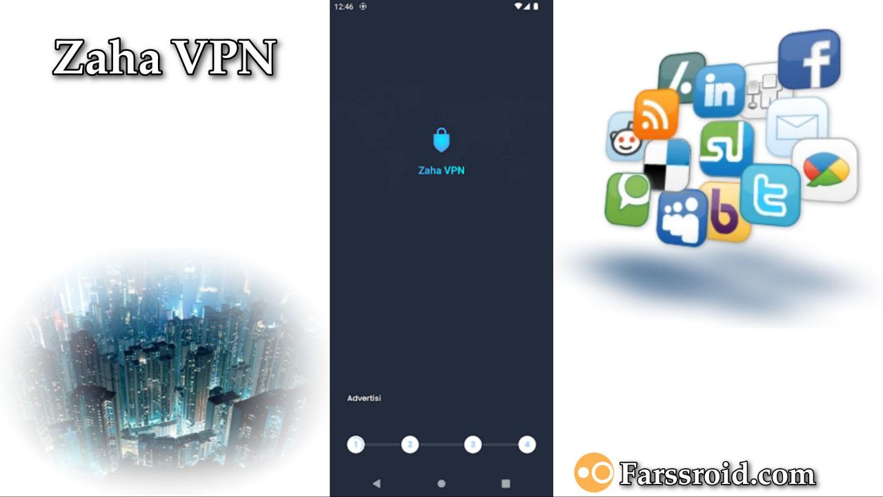 نرم افزار اختصاصی اینستا Zaha VPN زاها وی پی ان بدون نقص