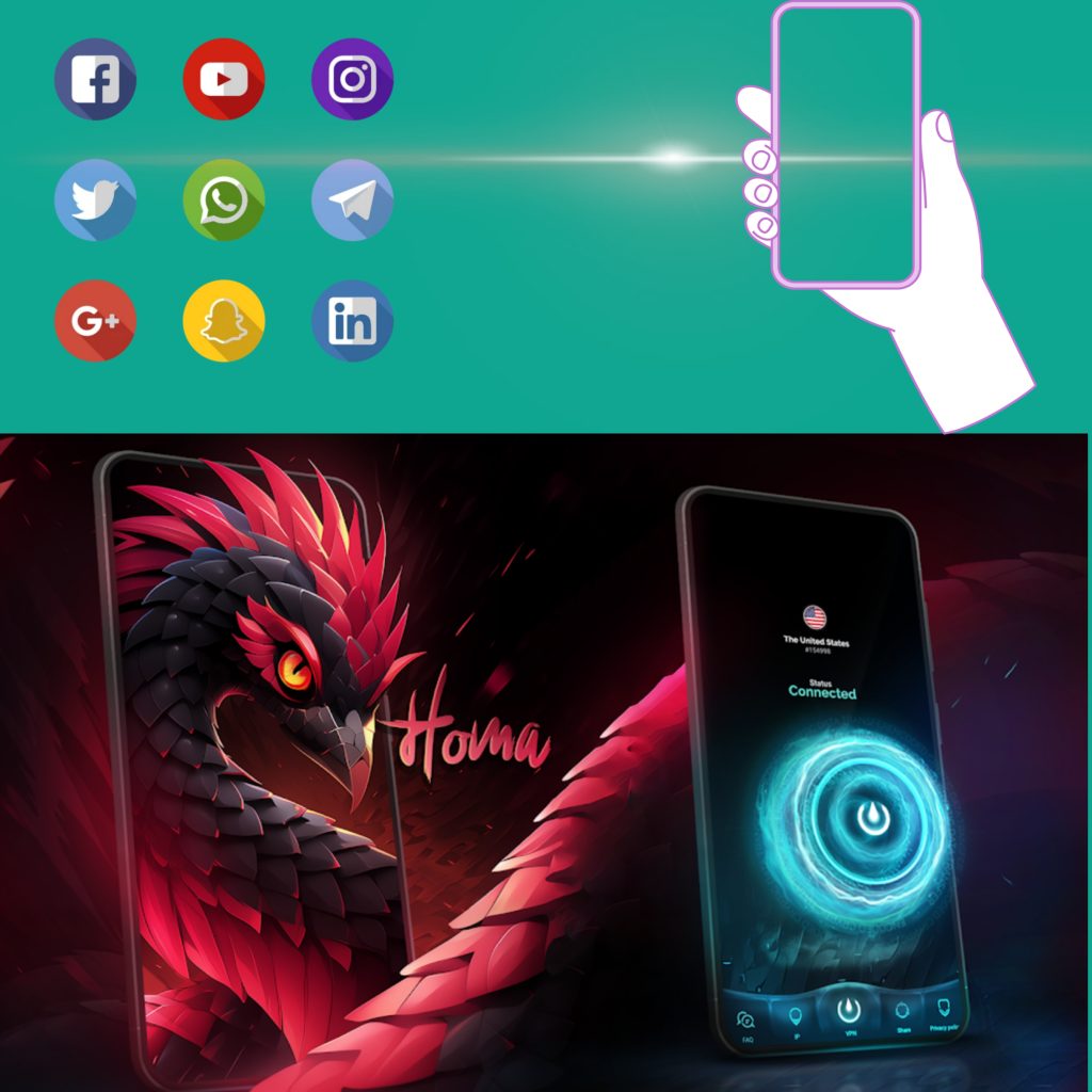 دریافت نسخه تازه فیلتر شکن قوی پرسرعت Homa VPN