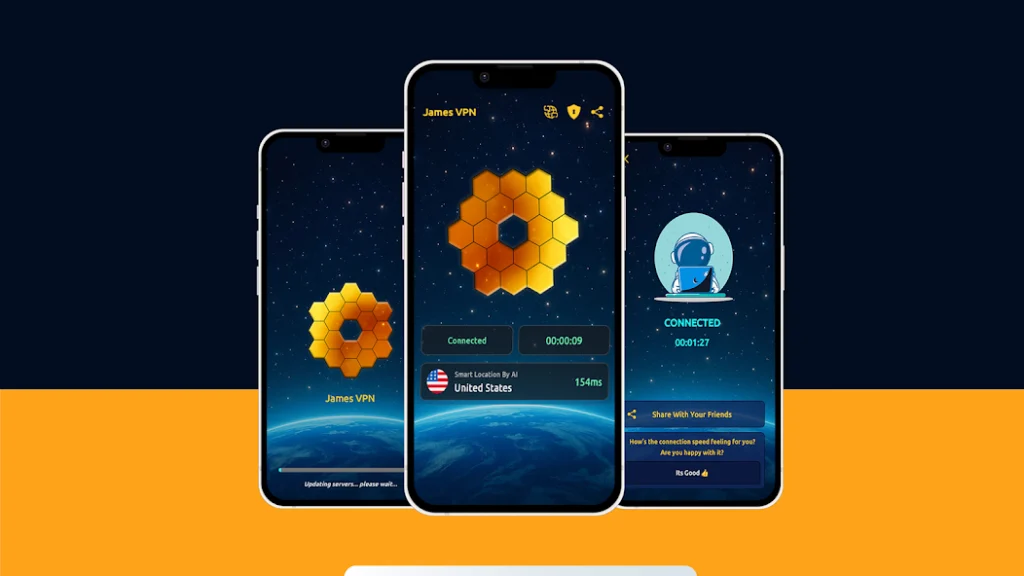 دانلود فیلتر شکن قوی داغ جیمز James VPN 